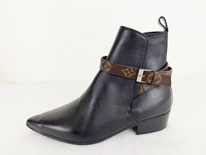 Louis Vuitton Logo Strap Boot Size 7