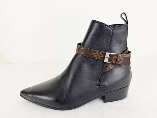 Louis Vuitton Logo Strap Boot Size 7