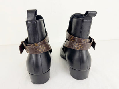 Louis Vuitton Logo Strap Boot Size 7