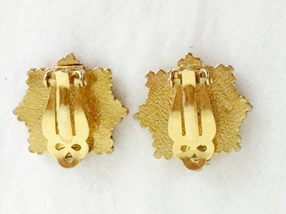 Chanel Vintage Starburst Earrings