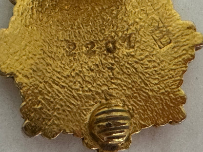 Chanel Vintage Starburst Earrings