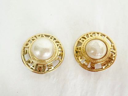 Sonia Rykiel Pearl Clip Earrings