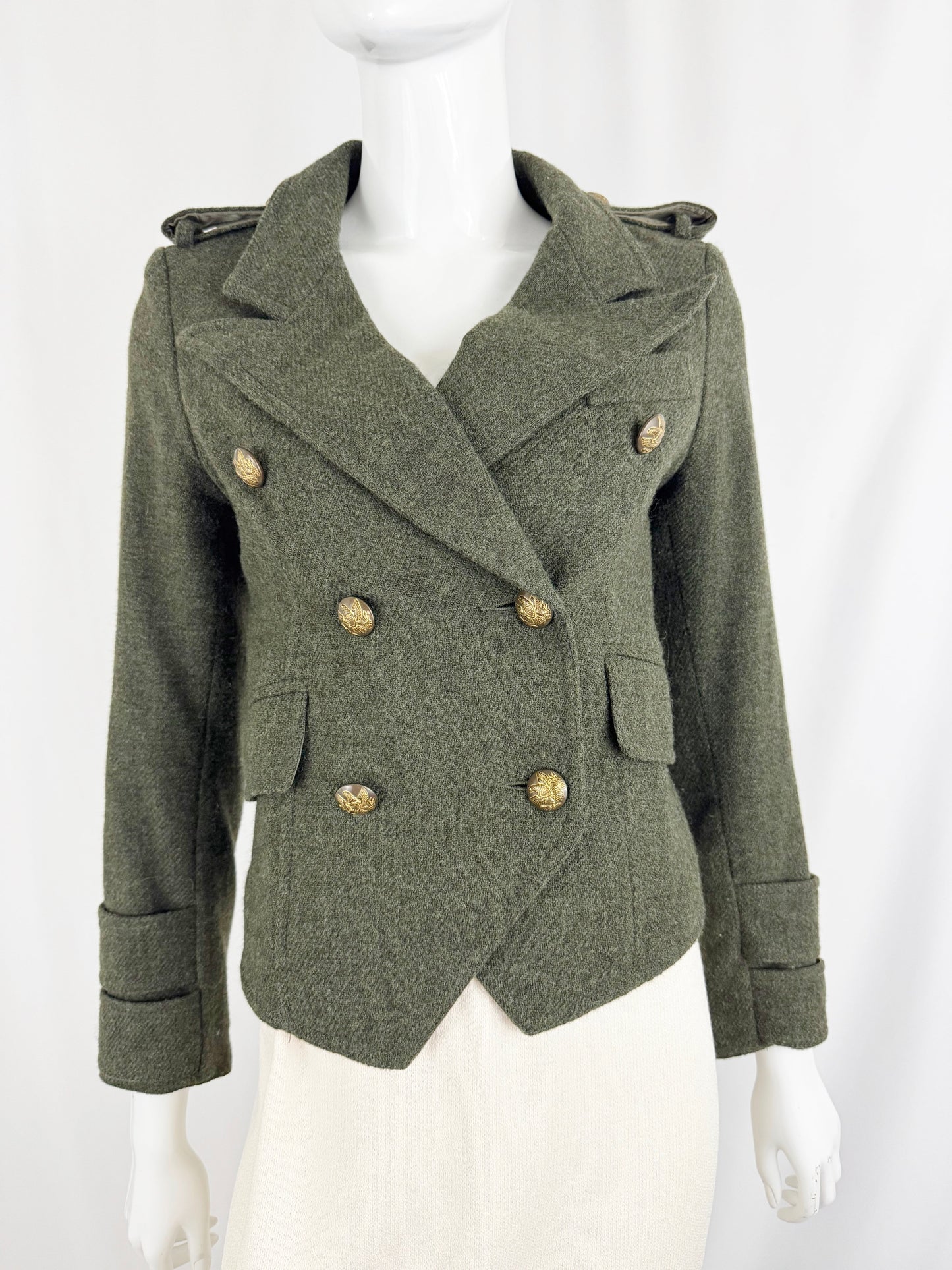 Smythe Wool Double Breasted Jacket Size S