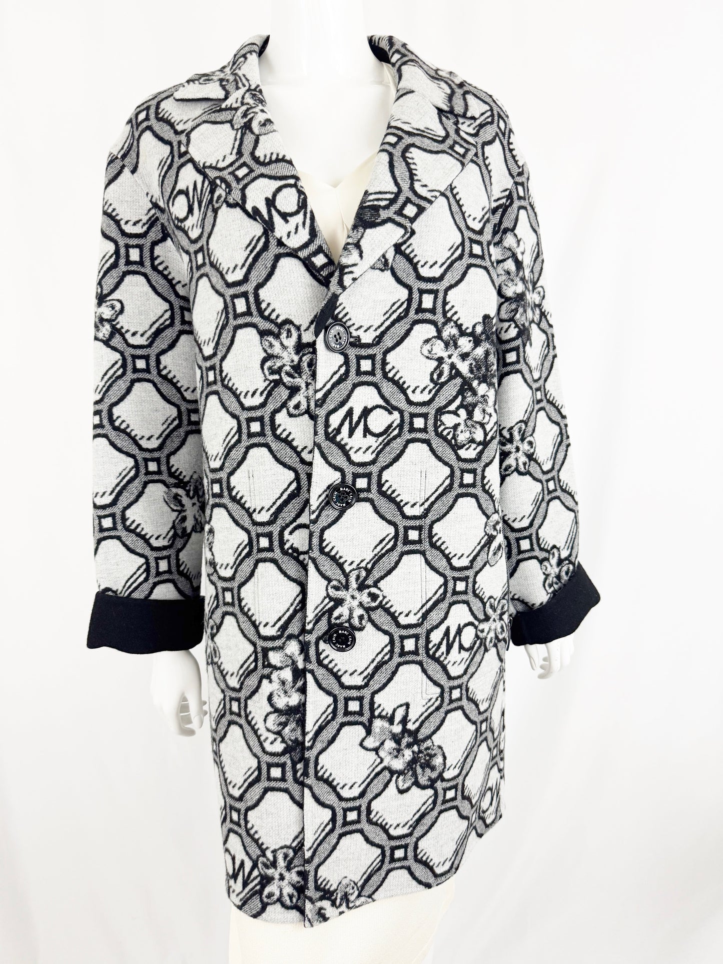 NEW Marc Cain Reversible Coat Size M