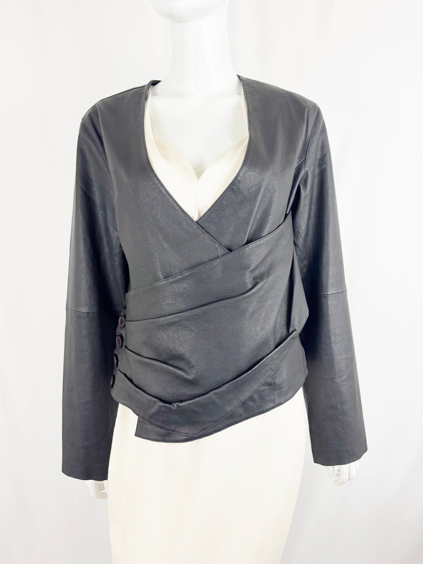 Nickolas K Leather Jacket Size S