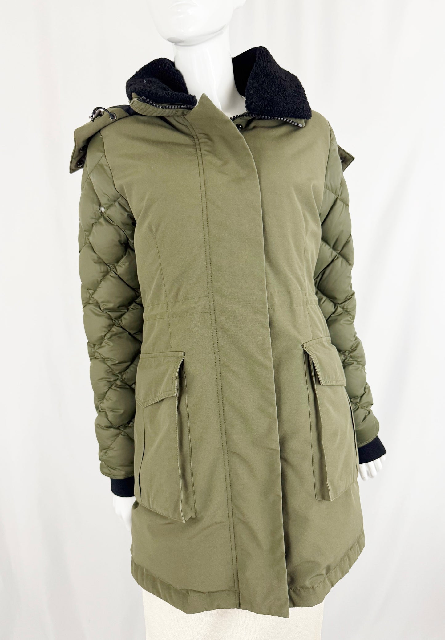 Canada Goose Elwin Parka w/Shearling Collar Size S
