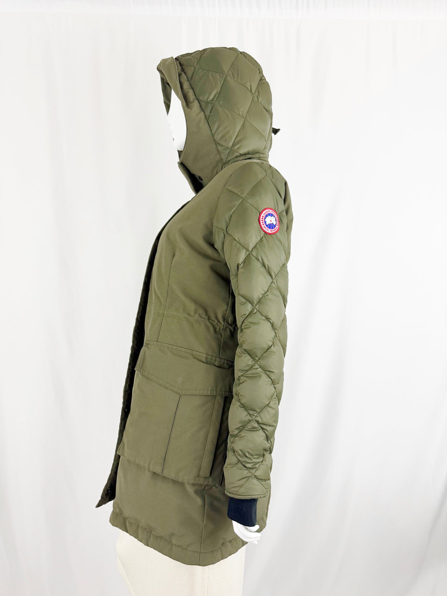 Canada Goose Elwin Parka w/Shearling Collar Size S