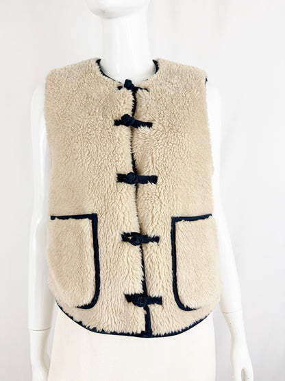 Re/Done Sherpa Vest Size XS