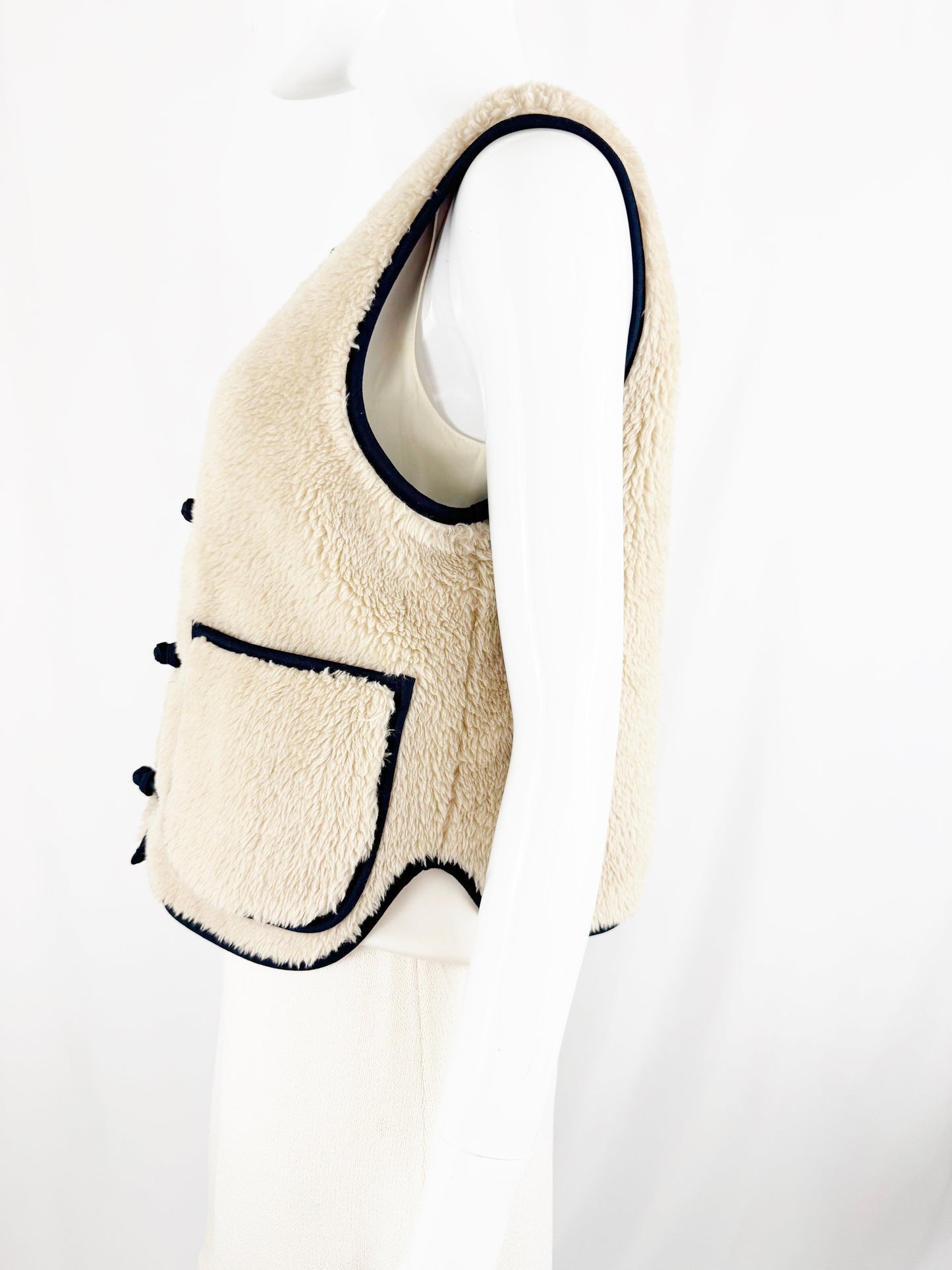 Re/Done Sherpa Vest Size XS