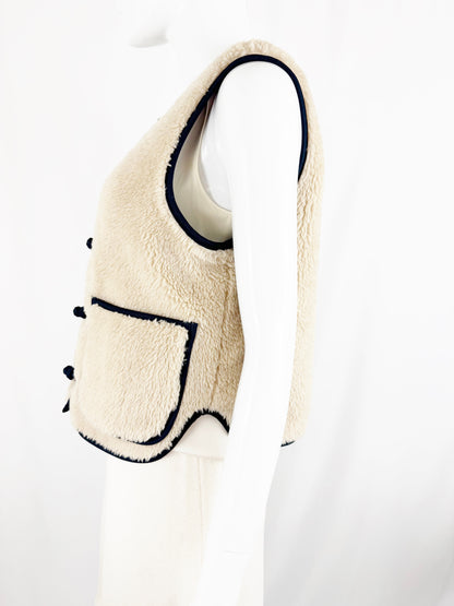 Re/Done Sherpa Vest Size XS