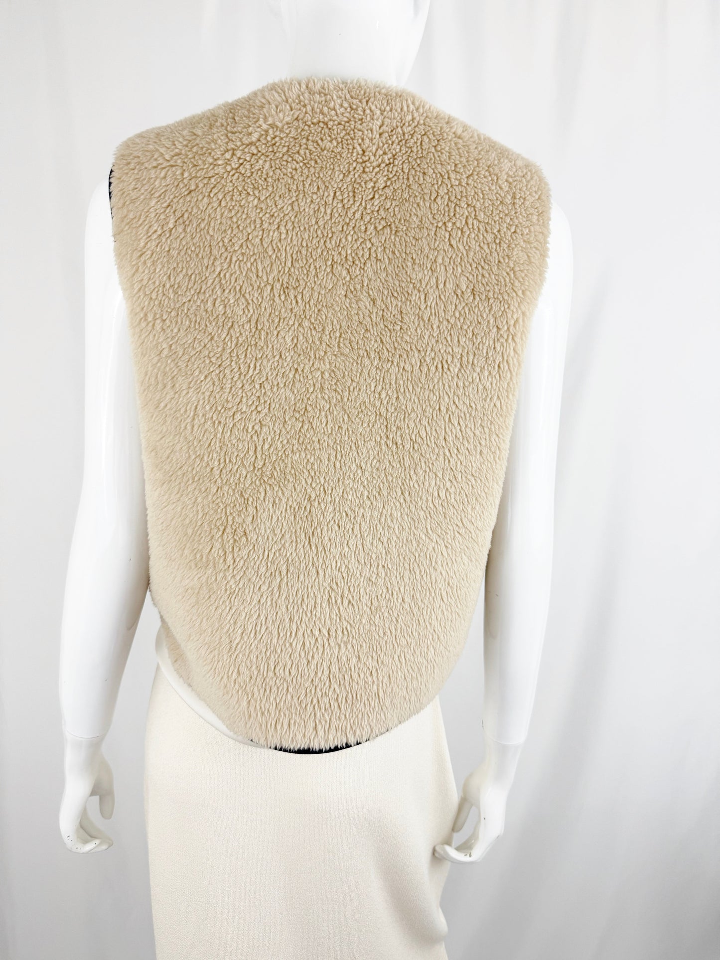 Re/Done Sherpa Vest Size XS