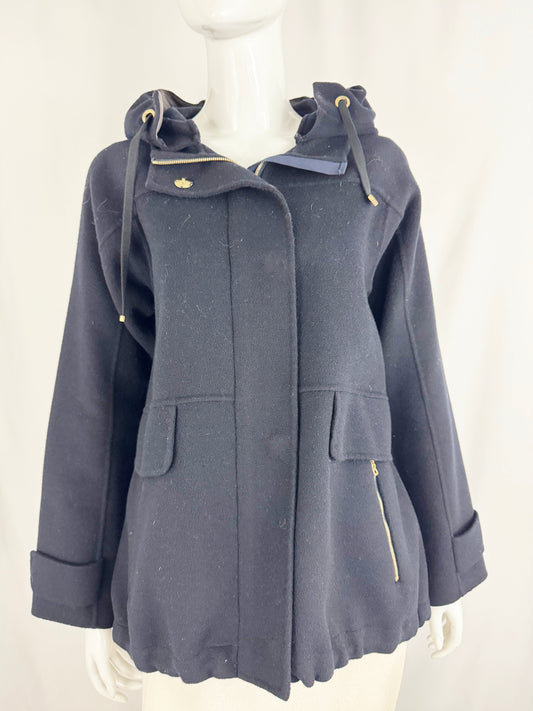 Bogner Wool Jacket with Removable Hood Size 6