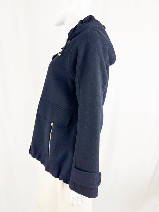 Bogner Wool Jacket with Removable Hood Size 6