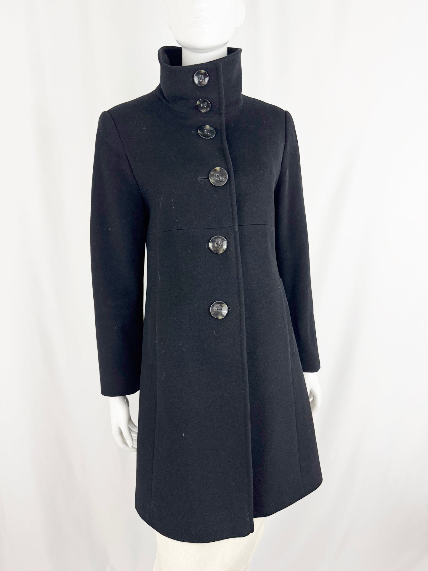 L.L. Collezioni Italia Cashmere Blend Coat Size 8P