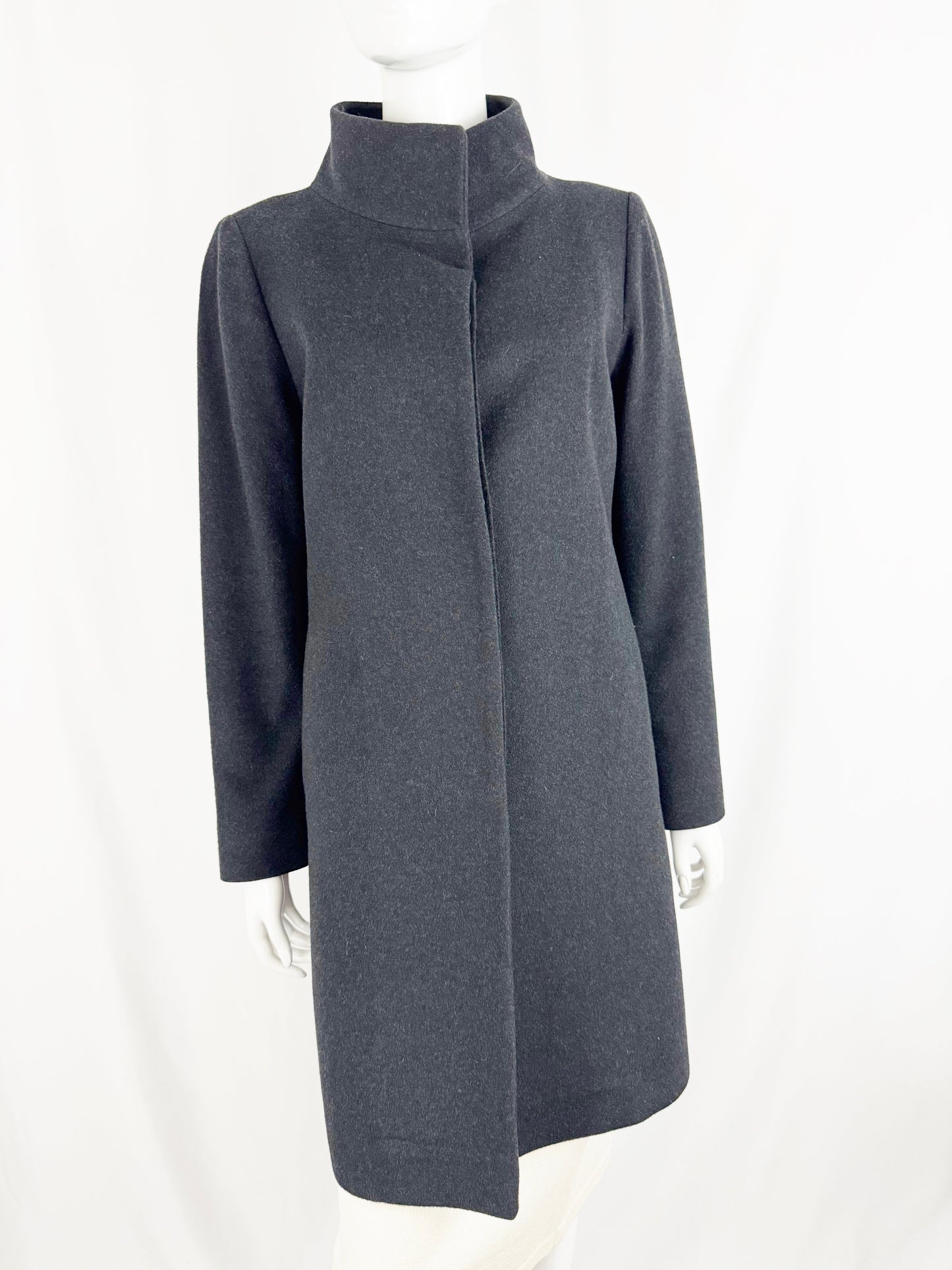 Fleurette Cashmere Belted Coat Size 8