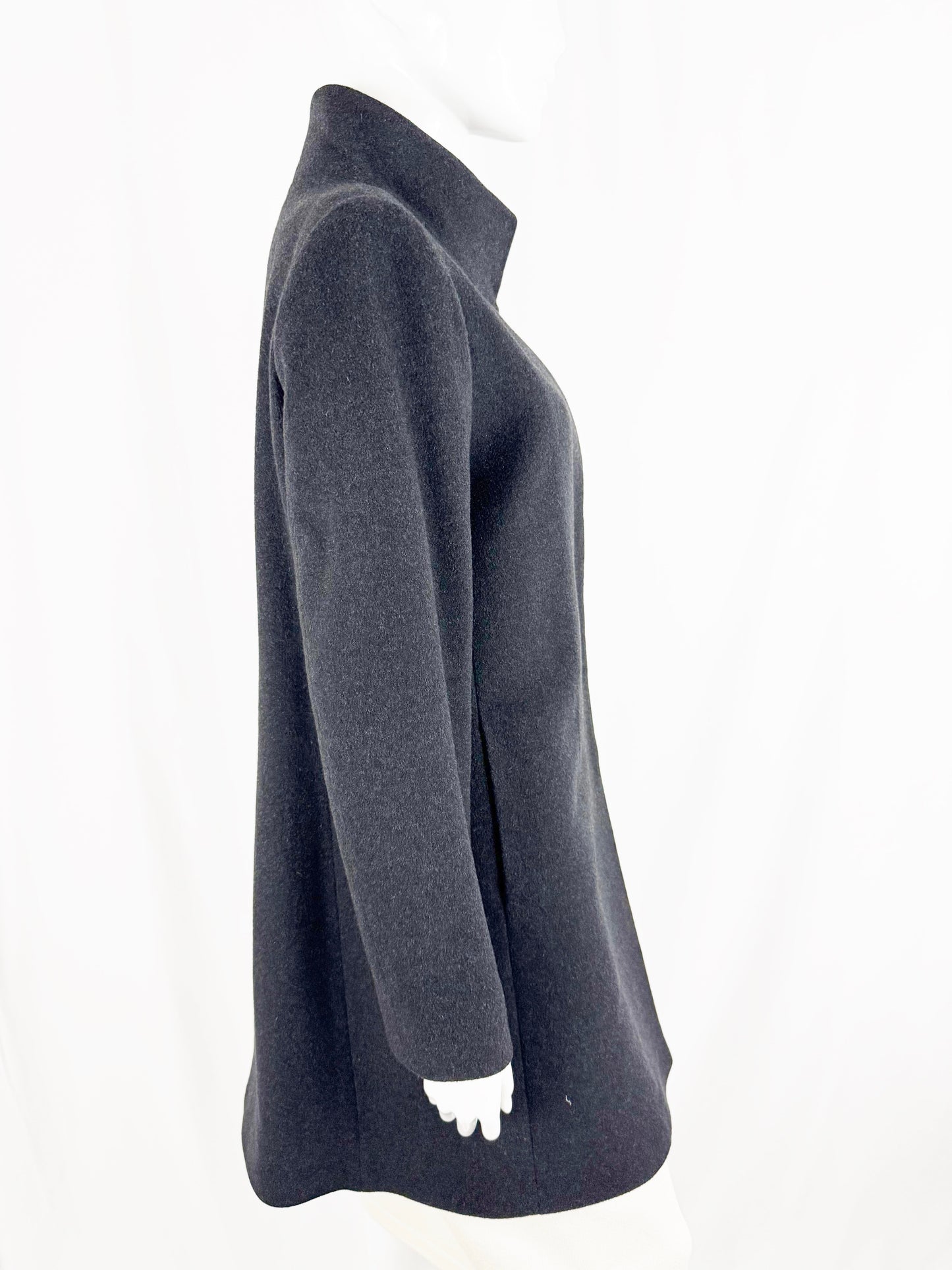 Fleurette Cashmere Belted Coat Size 8