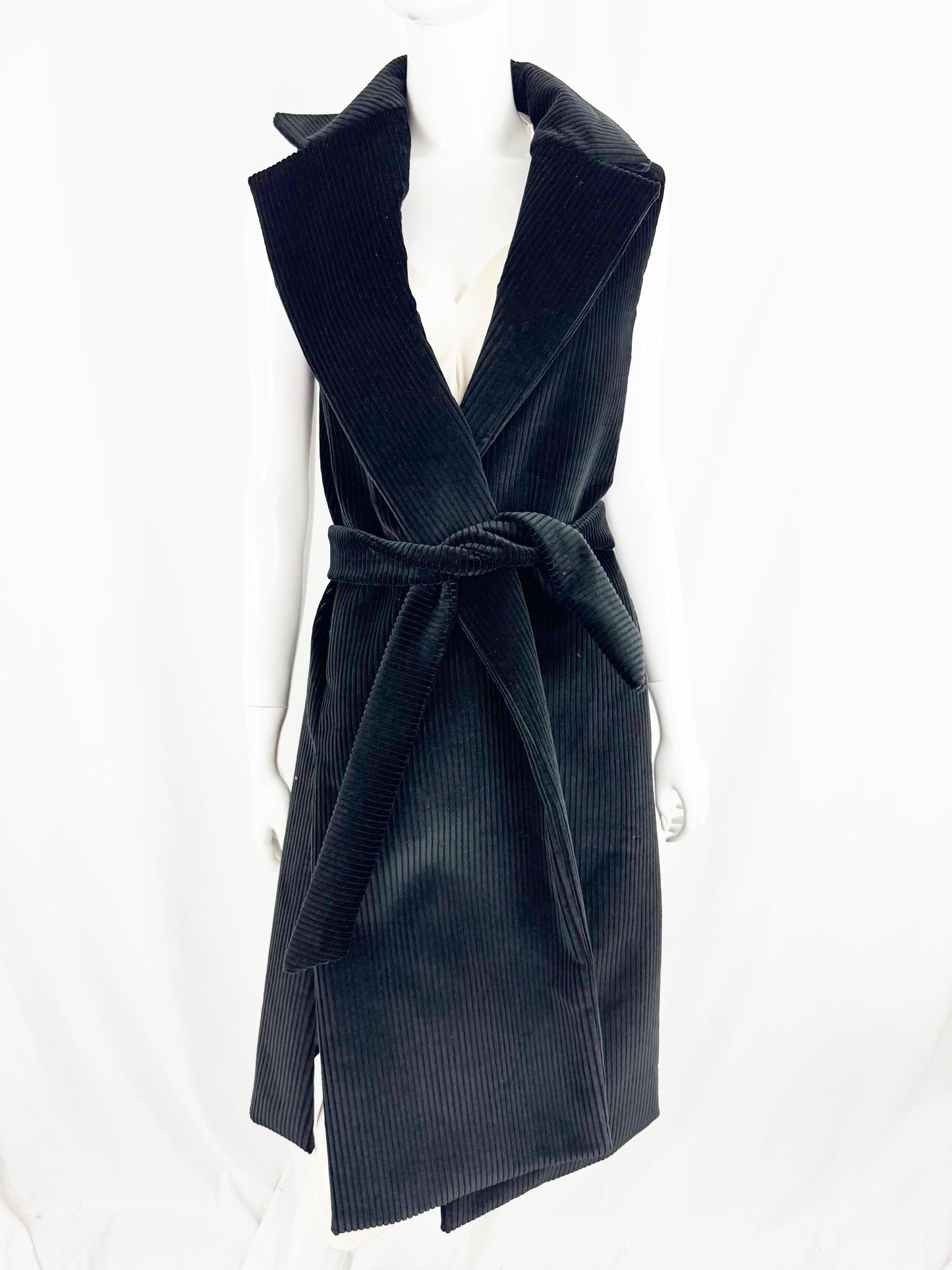 NEW Marianna Cimini Sleeveless Coat Size S