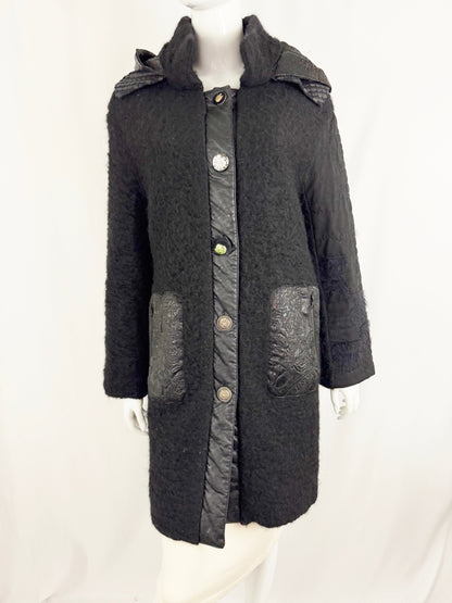 Elisa Cavaletti Fuzzy Coat Size S