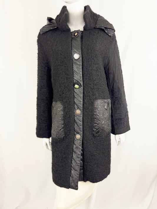 Elisa Cavaletti Fuzzy Coat Size S