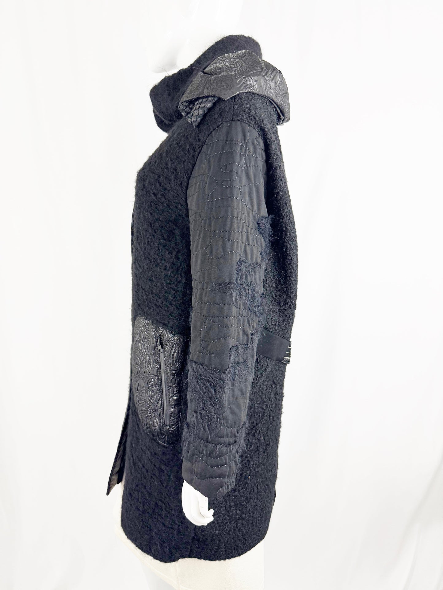 Elisa Cavaletti Fuzzy Coat Size S