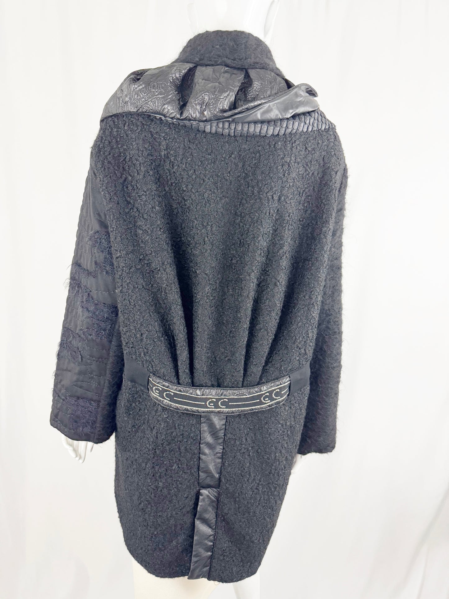 Elisa Cavaletti Fuzzy Coat Size S