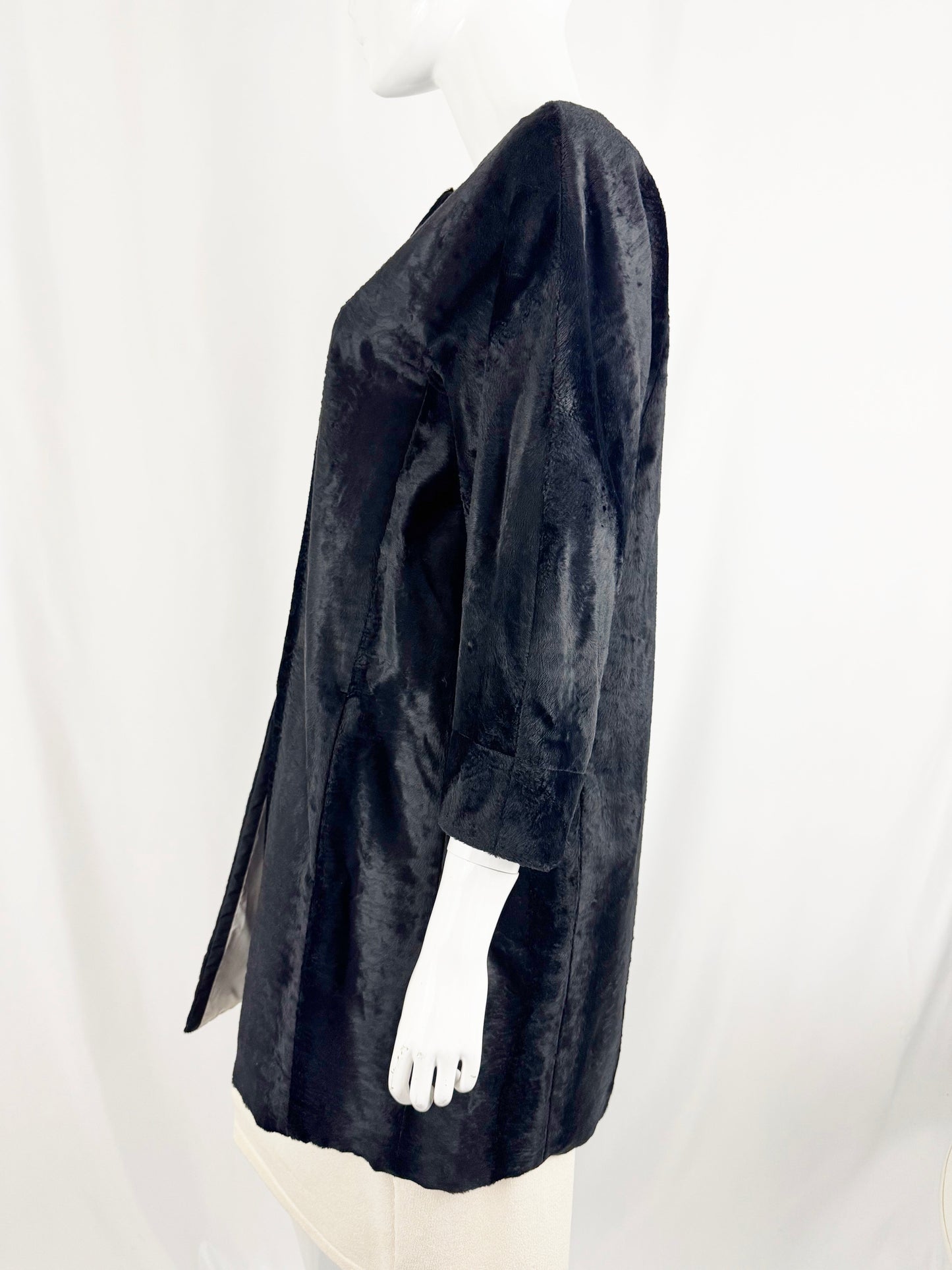S. Max Mara Faux Fur Reversable Coat Size 6