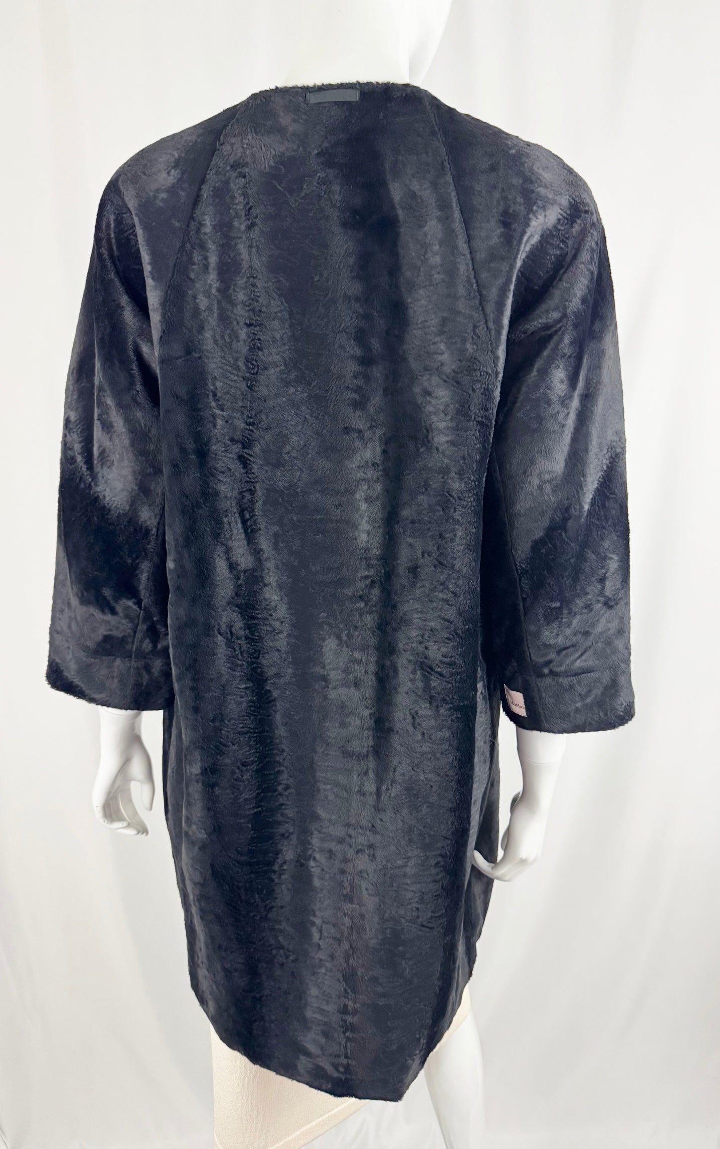 S. Max Mara Faux Fur Reversable Coat Size 6