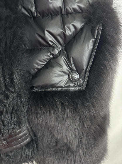 Moncler Puffer and Fur Vest/Coat Size XS
