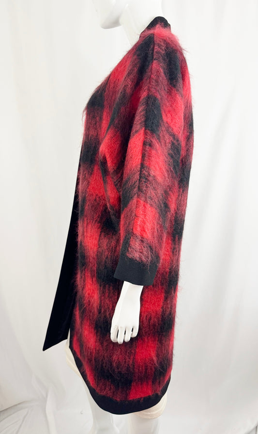 NEW Fausto Puglisi Mohair Coat Size M