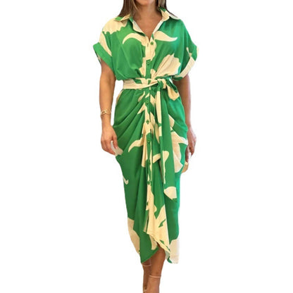 Robe Chemisier  à Col Revers