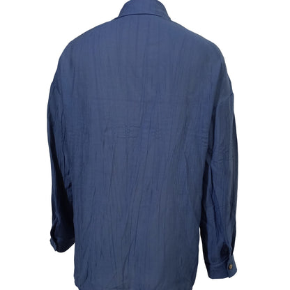 Women's Solid Color Loose, Comfortable, Simple And Versatile Lapel Long Sleeved Shirt Top