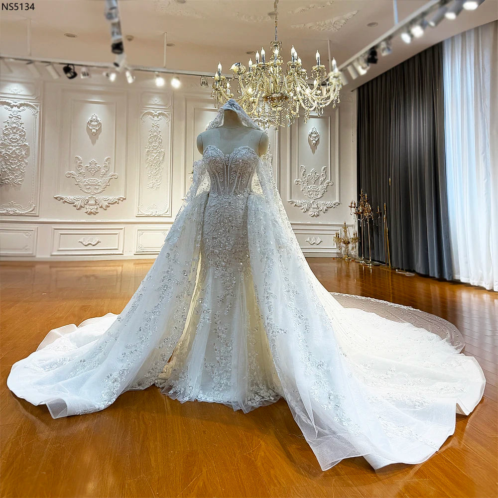 Luxury Beaded Mermaid Wedding Dress