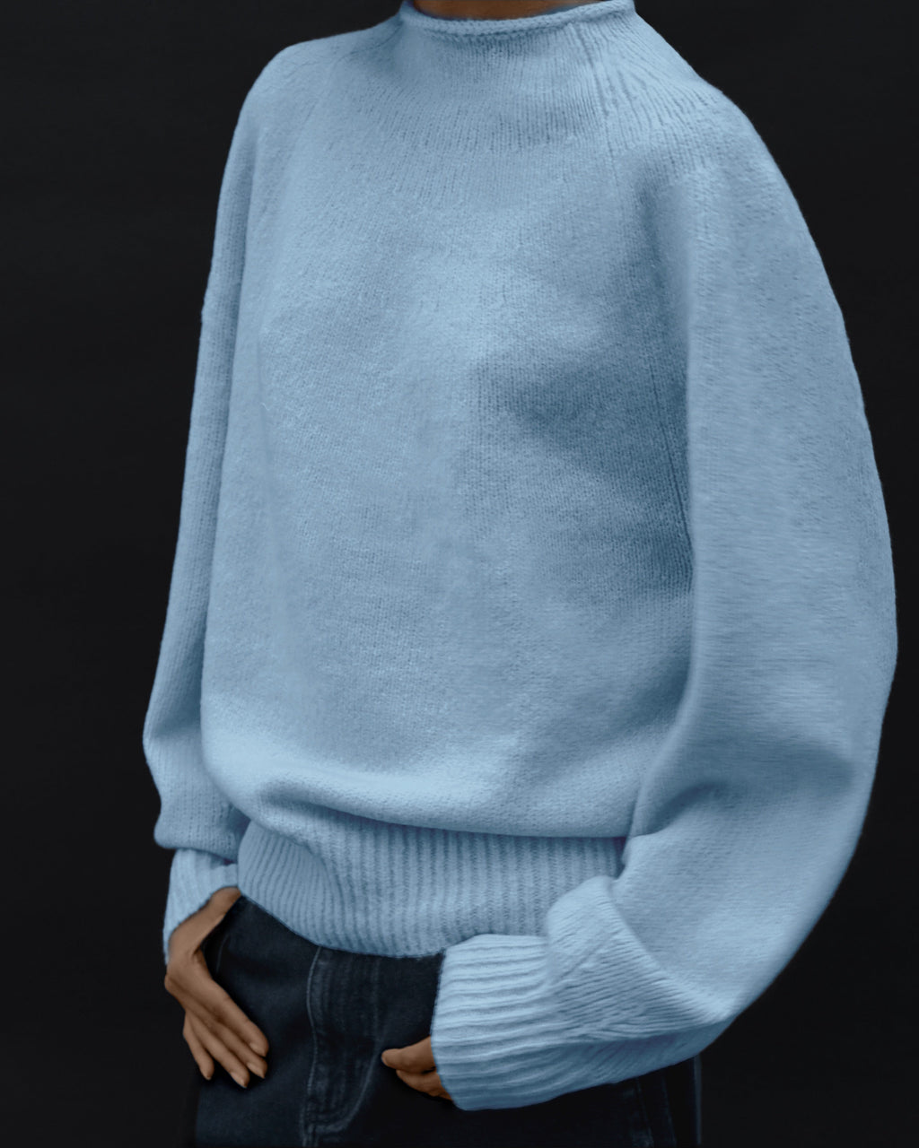 Adele Women's Top | Cashmere Blend, Relaxed Fit 6