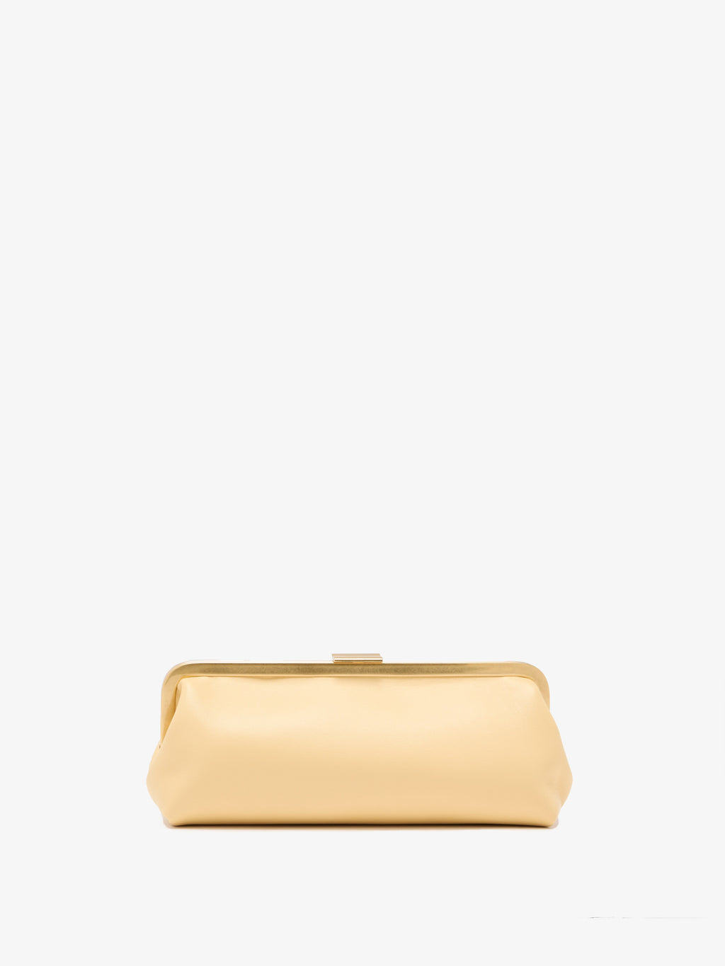 Ava Women's Clutch | Nappa Leather, Vintage Gold Framing 2