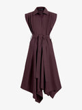Ava Women's Dress | 100% Cotton, Asymmetrical Hem 0