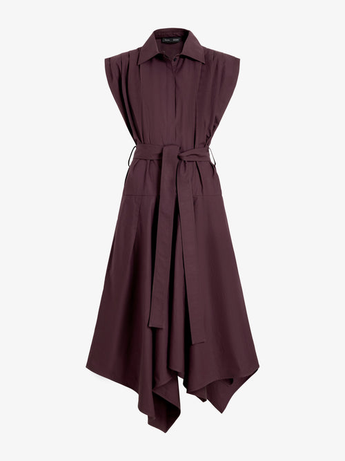 Ava Women's Dress | 100% Cotton, Asymmetrical Hem 0