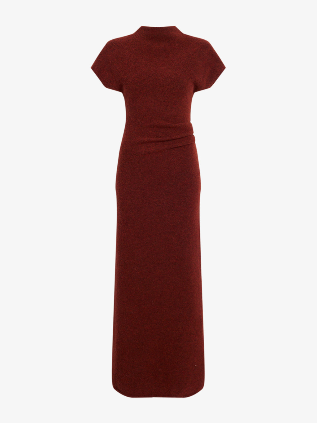 Ava Women's Dress | Clean Boiled Wool, Slim Fit Ankle-Length 0