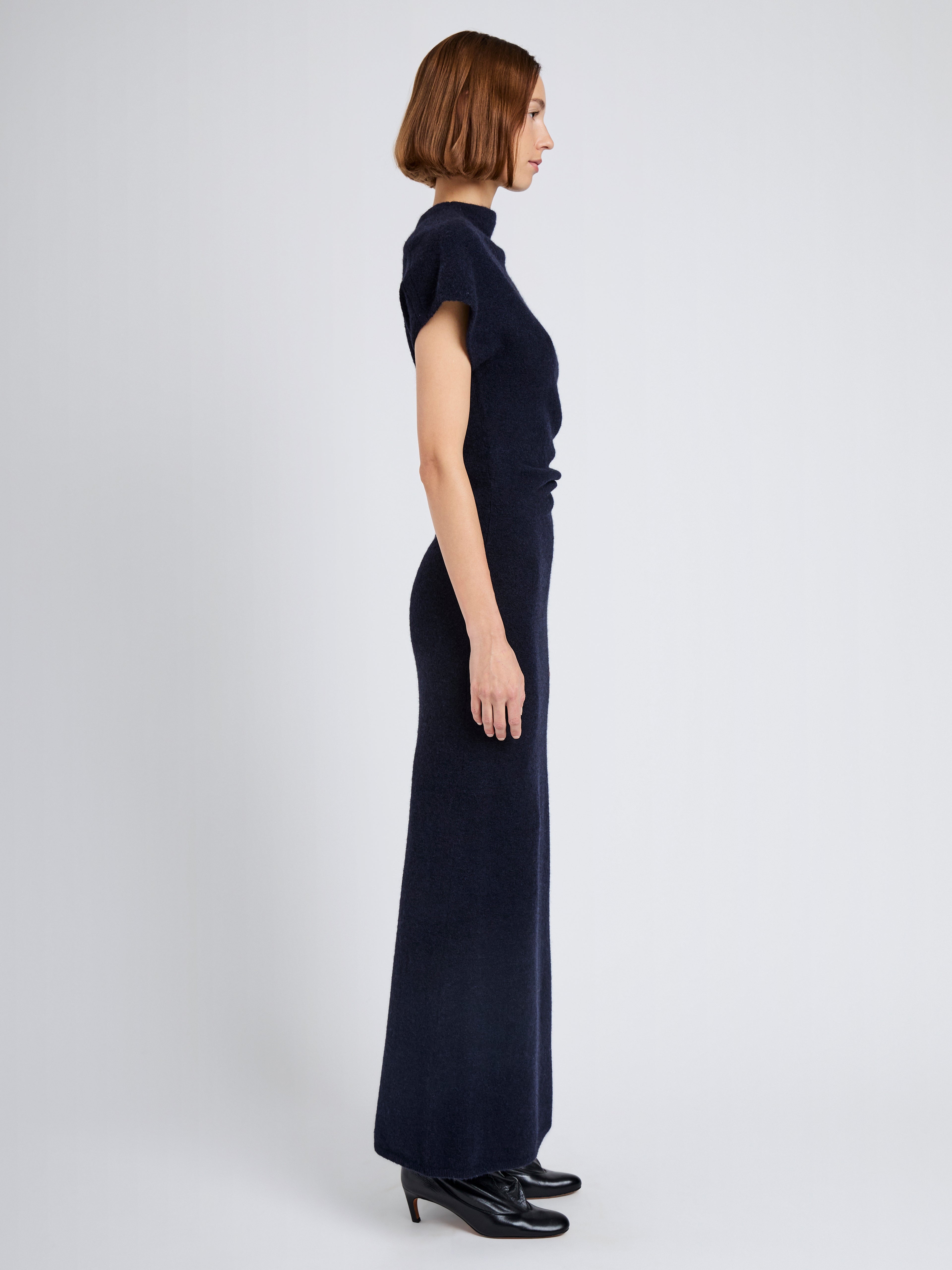 Ava Women's Formal Dress | Clean Boiled Wool, Ankle-Length Elegant 2