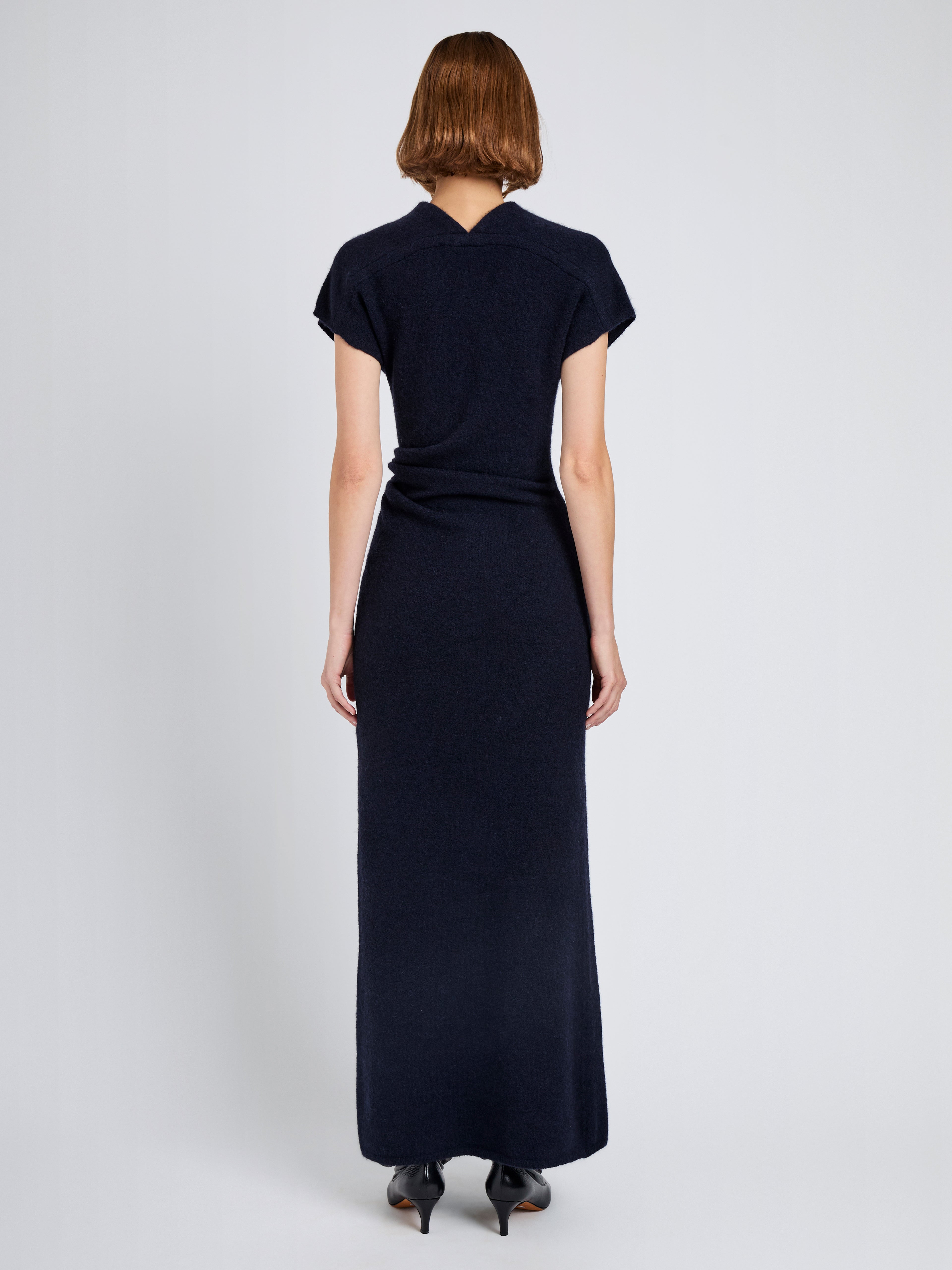 Ava Women's Formal Dress | Clean Boiled Wool, Ankle-Length Elegant 3