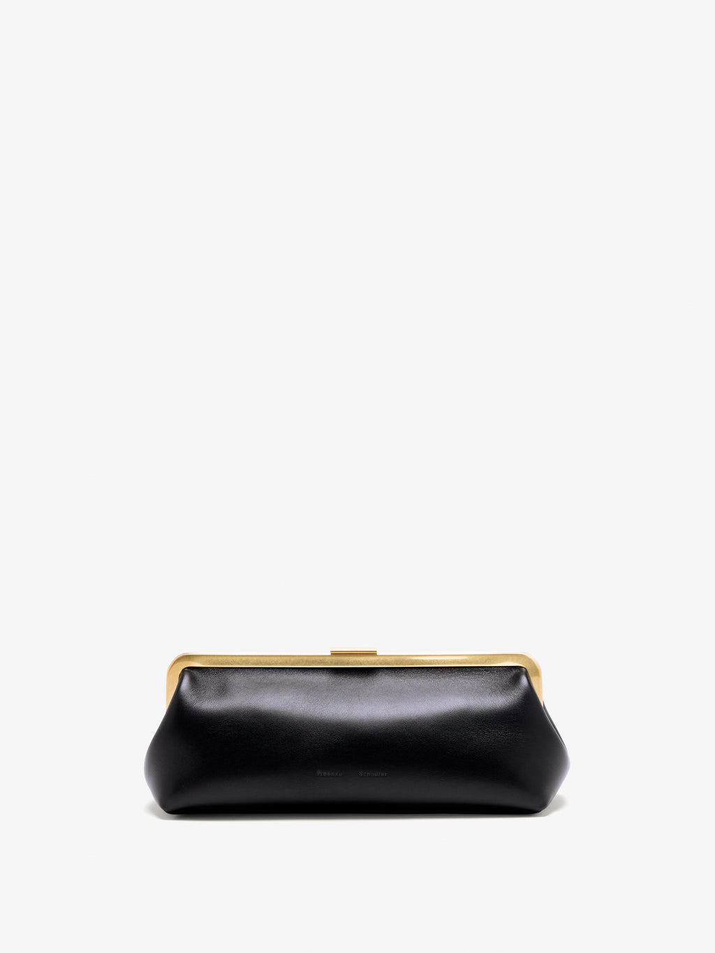 Ava Women's Gold Clutch Bag | Nappa Leather, Vintage Design 0