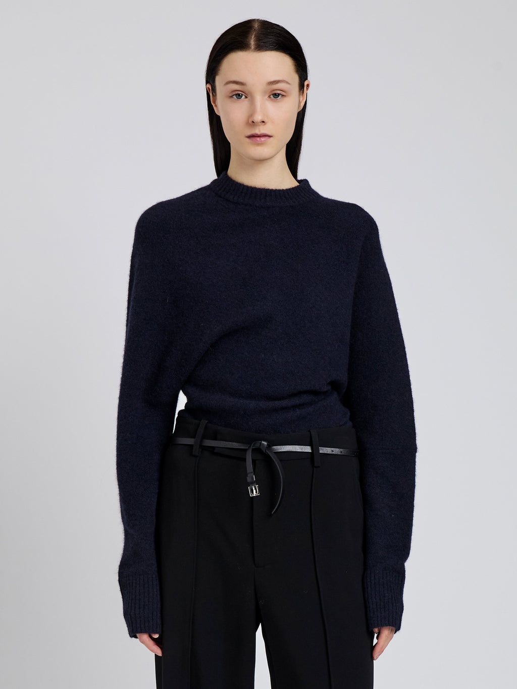 Ava Women's Top | Clean Boiled Wool, Slouchy Silhouette 1