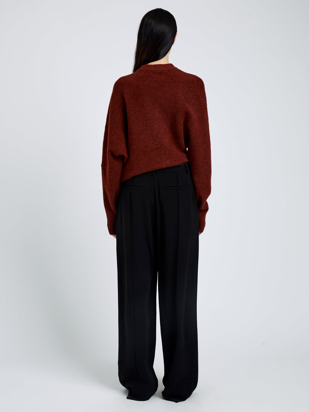 Ava Women's Top | Clean Boiled Wool, Slouchy Silhouette 4
