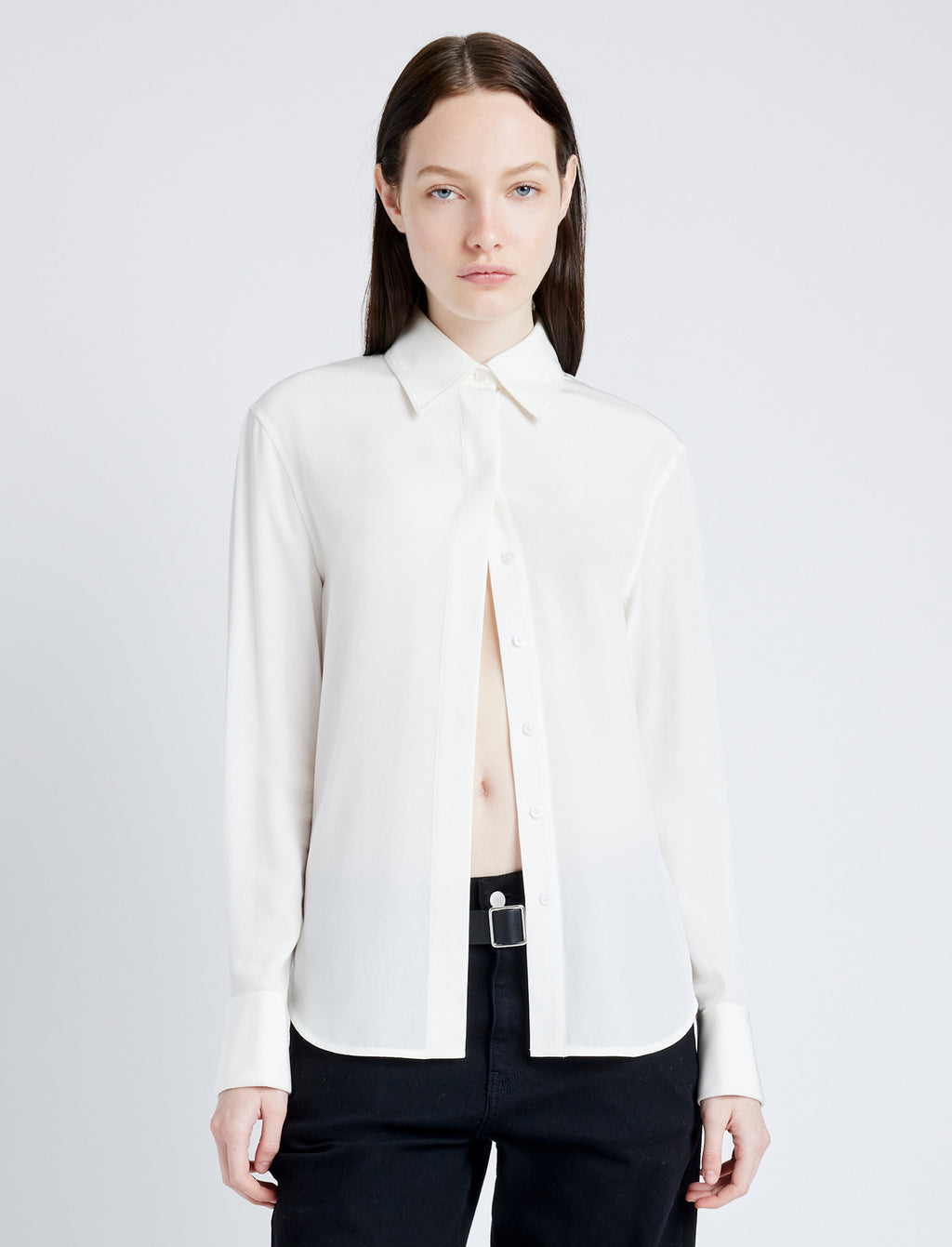 Ava Women's Top | Eco Silk, Slim Fit Blouse 1