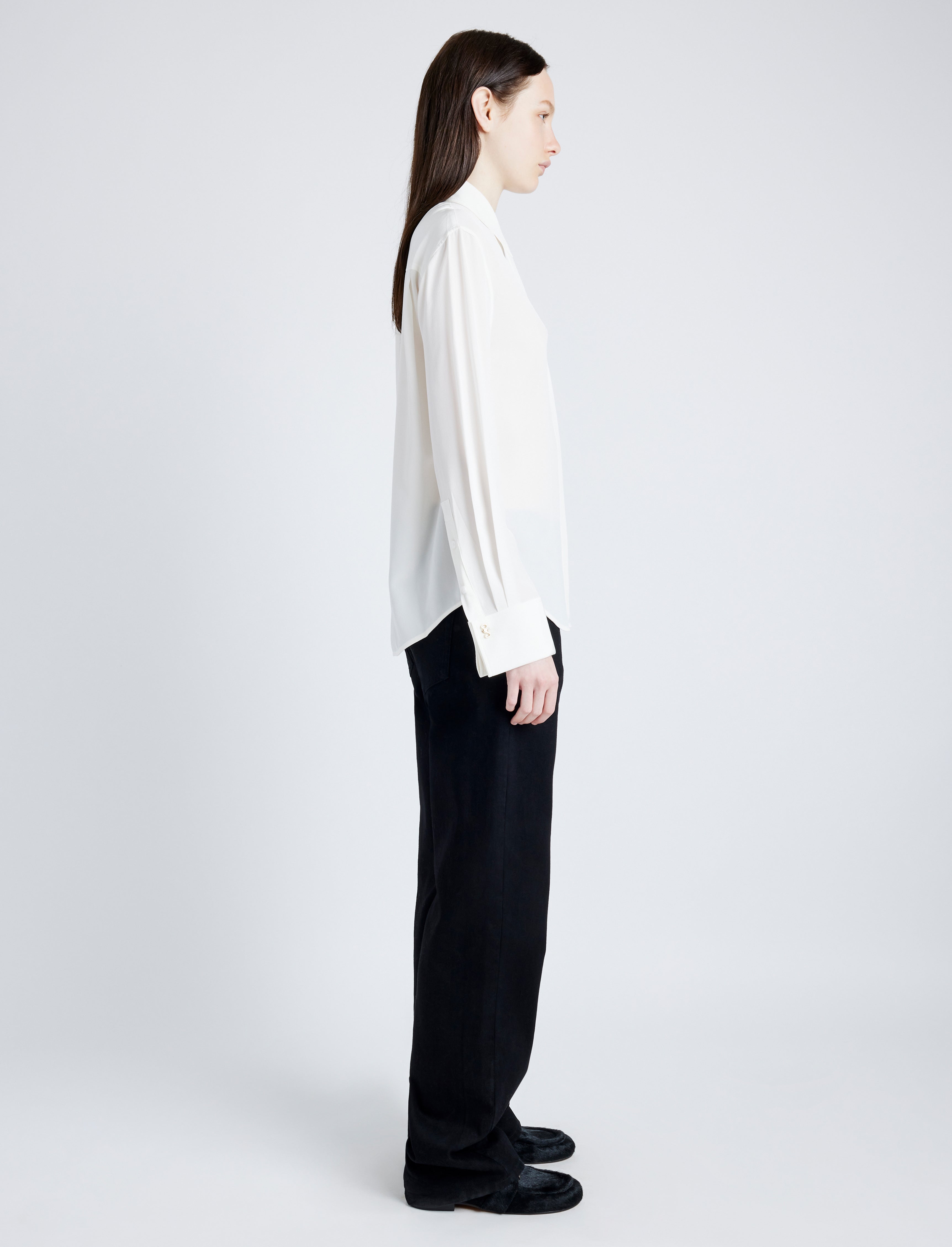 Ava Women's Top | Eco Silk, Slim Fit Blouse 3