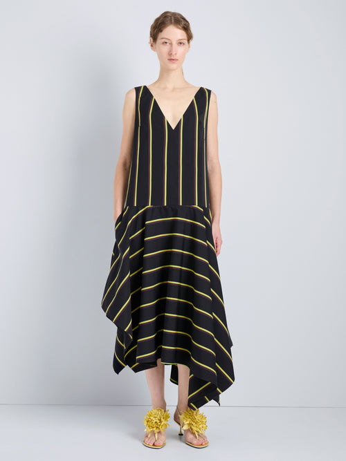 Bella Women's Shirt Dress | Cotton Silk Blend, Asymmetrical Hem 1