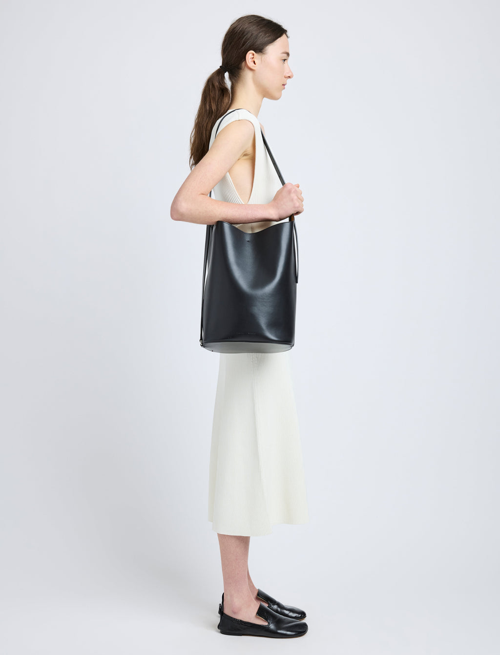 Brianna Women's Bucket Bag | Smooth Calf Leather, Versatile Crossbody Design 1