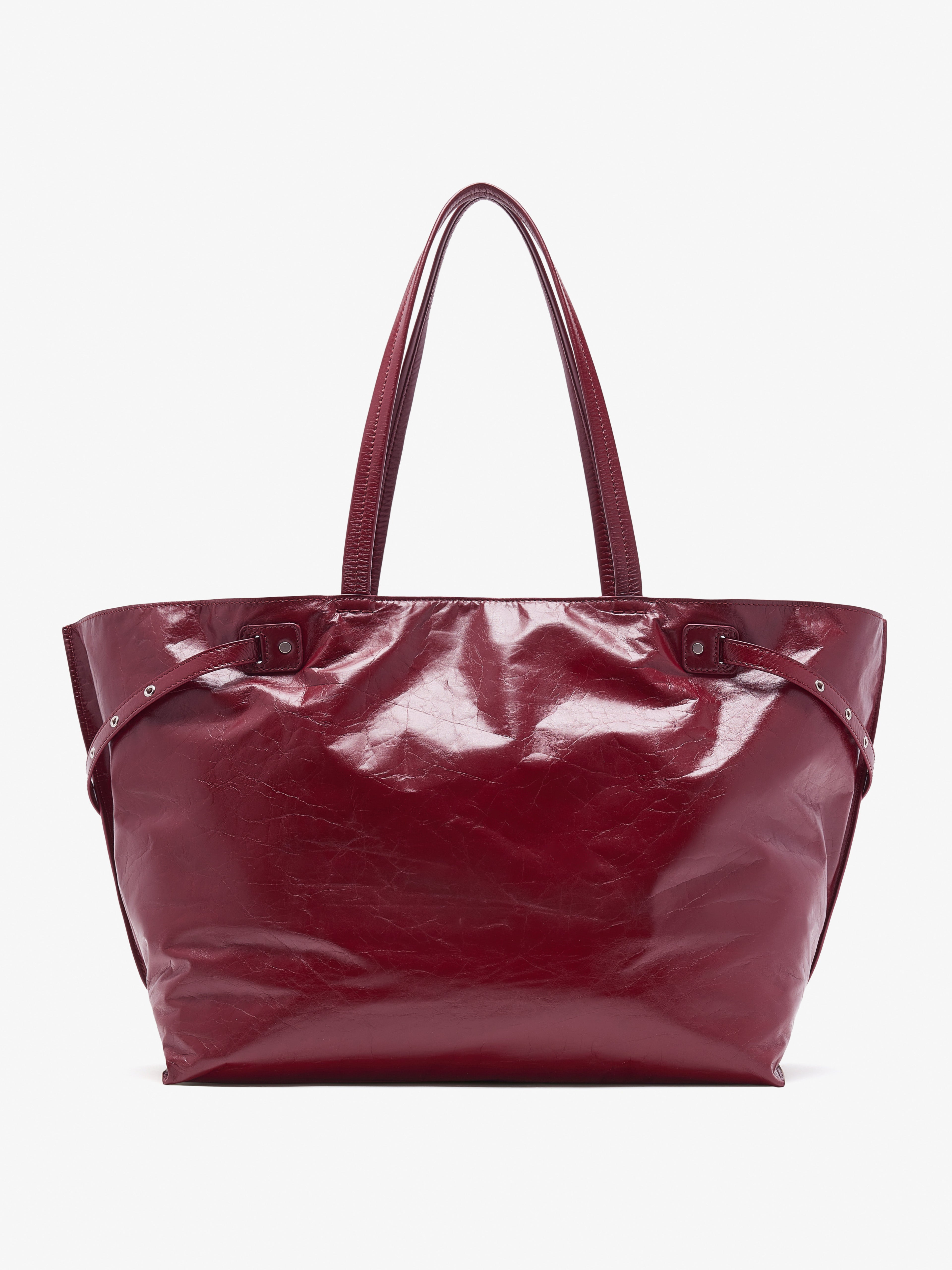 Daisy Women's Tote Bag | Crinkle Finish, Functional Buckles 3