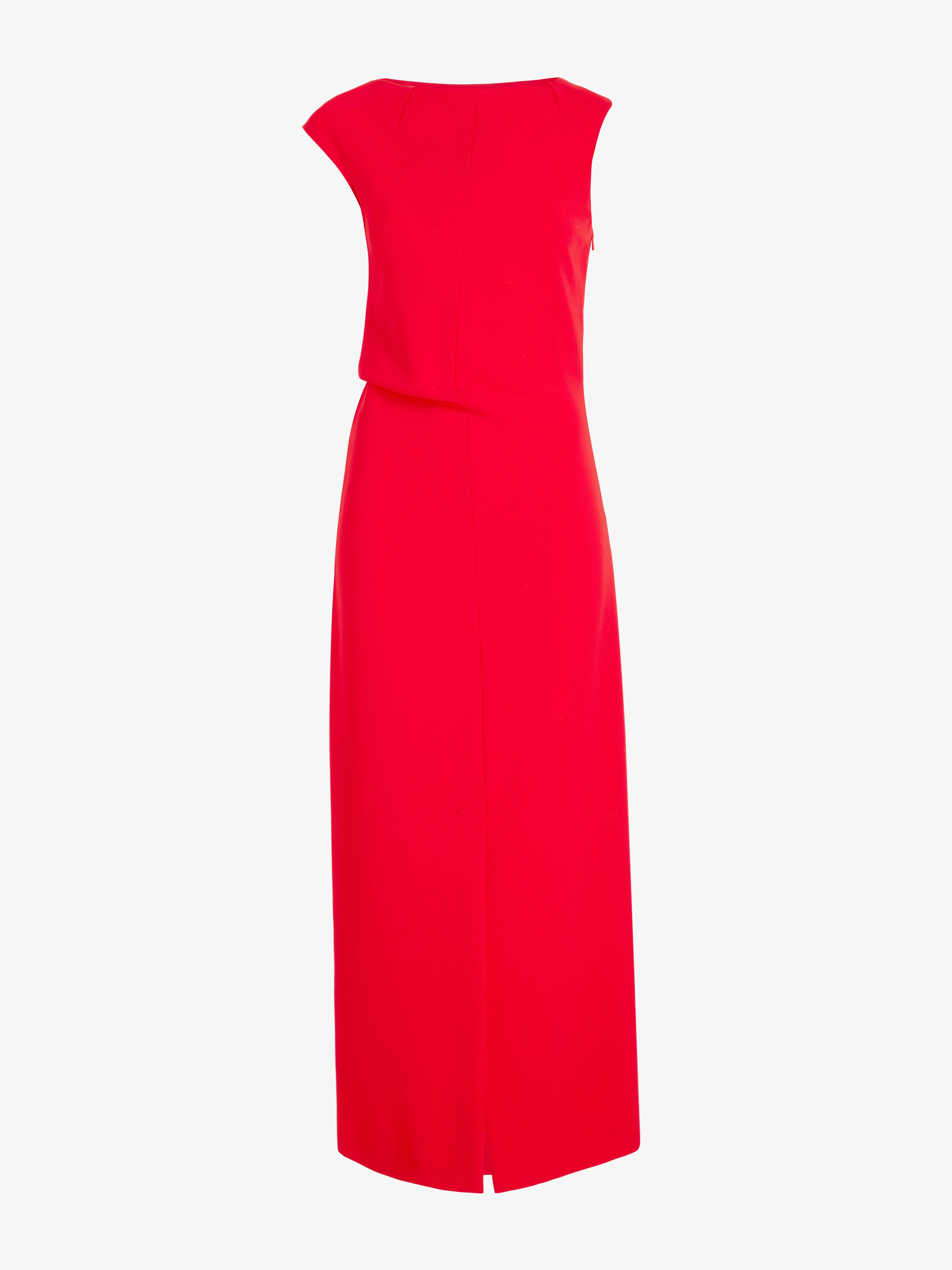 Damea Women's Dress | Matte Double Crepe, Asymmetric Design 0