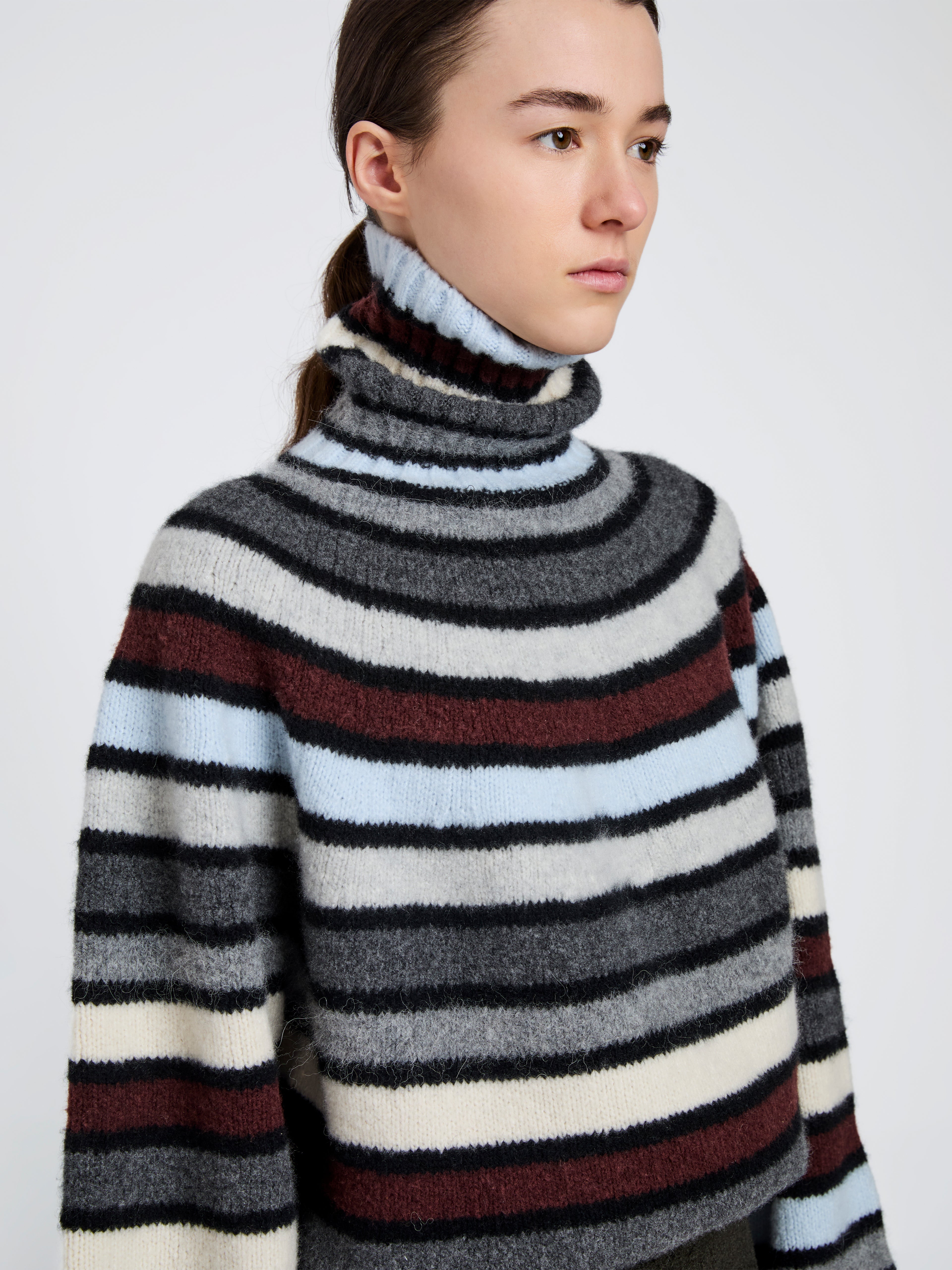 Danea Women's Top | 80% Cashmere, Relaxed Fit with Balloon Sleeves 5