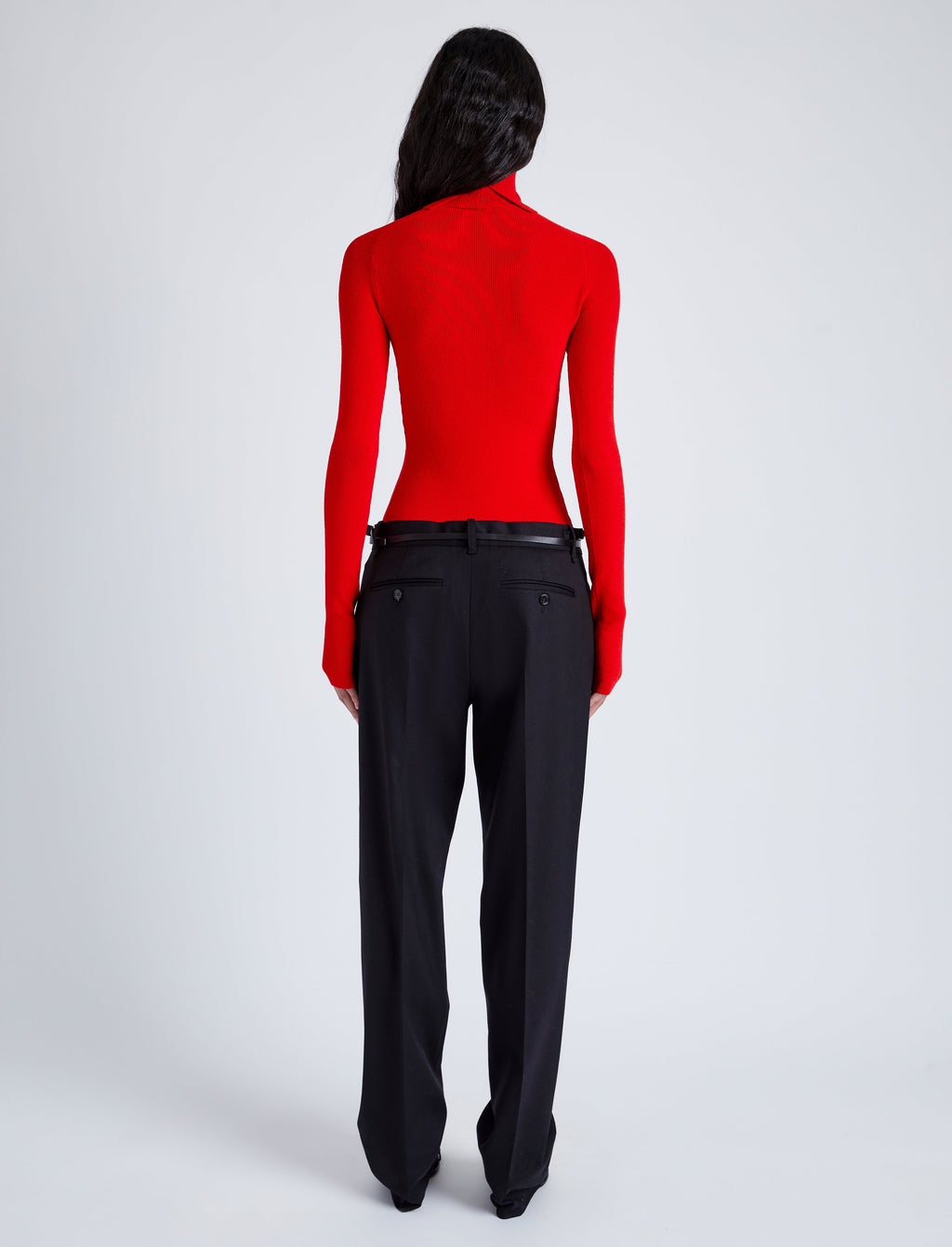 Fiona Women's Top | Matte Viscose Rib, Slim Fit 4